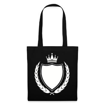 Royal Coat of Arms Emblem - Tote Bag - black - Front