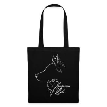Hungarian Mudi Profile Dog Dog Wilsigns - Tote Bag - black - Front