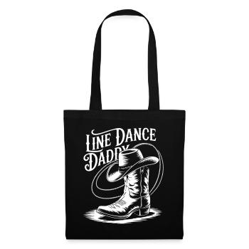 Bottes de papa en ligne - Sac en tissu - noir - Devant