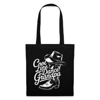 Danse en ligne Grand-père Western Look - Sac en tissu - noir - Devant