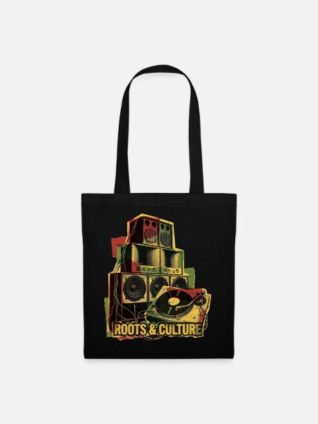 Roots Reggae Dub Soundsystem - Stoffbeutel - Schwarz
