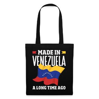 Venezuela Flagge Stolz & Heimat Venezuela - Stoffbeutel - Schwarz - Vorne