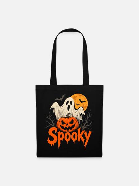 Spooky Halloween - Stoffbeutel - Schwarz