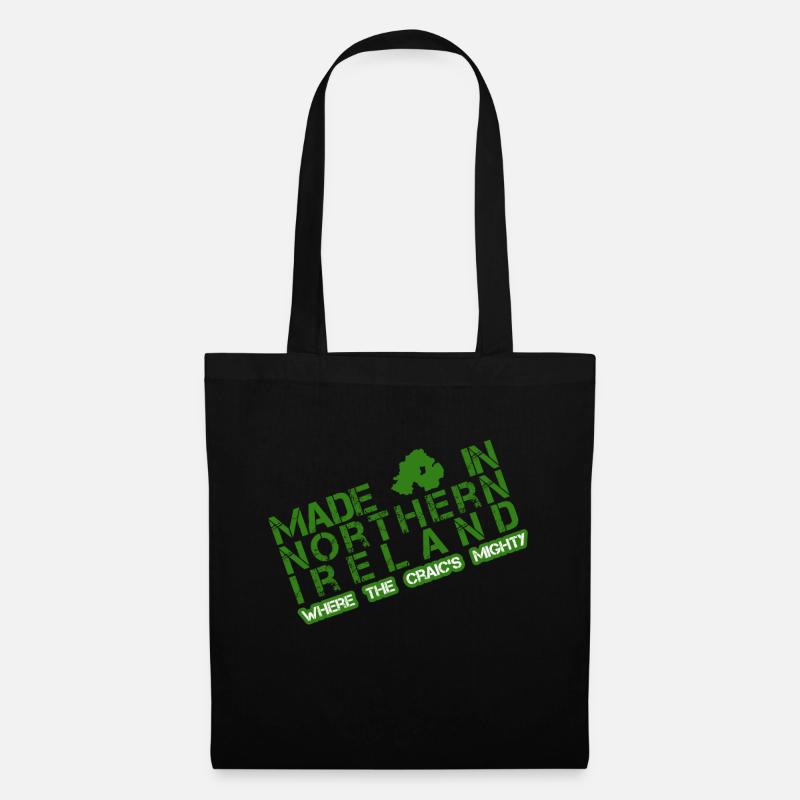 Made in Nordirland - Stoffbeutel - Schwarz