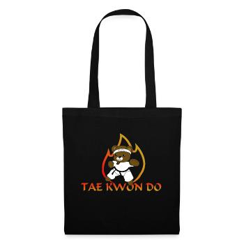 Taekwondo - Stoffbeutel - Schwarz - Vorne
