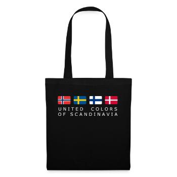 UNITED COLORS OF SCANDINAVIA white-lettered - Stoffbeutel - Schwarz - Vorne