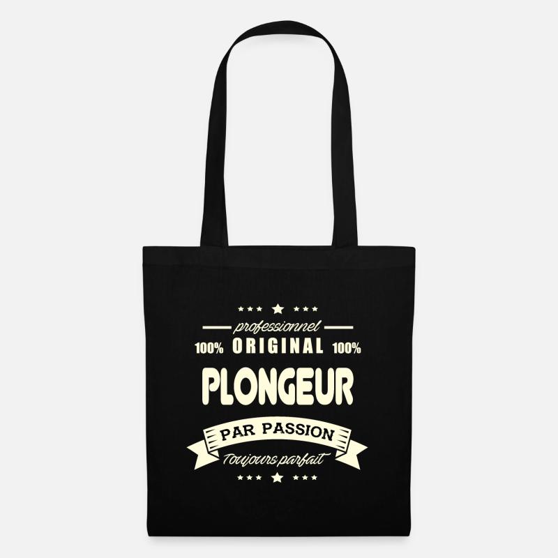 le Plongeur Original - Sac en tissu - noir
