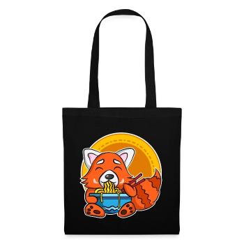 Ramen Life Motiv Raccoon Chemise Motif Ramen Noodle - Sac en tissu - noir - Devant