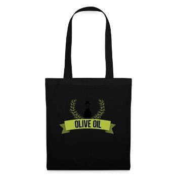Olive oil gift olive - Tote Bag - black - Front