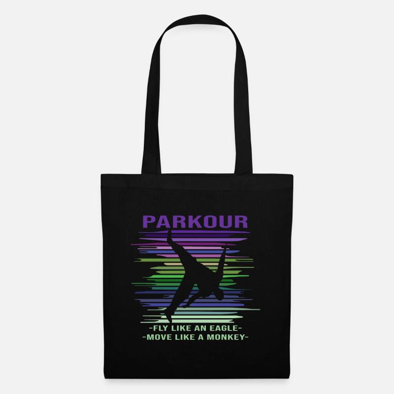 Parkour - Stoffbeutel - Schwarz