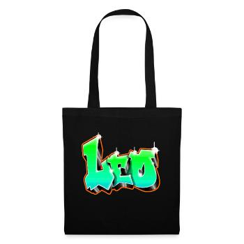 Leo Graffiti Green - Tote Bag - black - Front