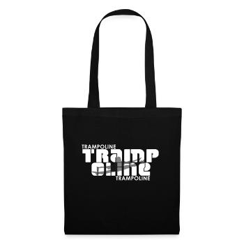 Trampolin - Stoffbeutel - Schwarz - Vorne