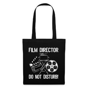 Filmemacher Regie Filmproduzent Geschenkidee - Stoffbeutel - Schwarz - Vorne