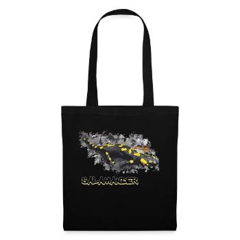 salamandre - Sac en tissu - noir - Devant
