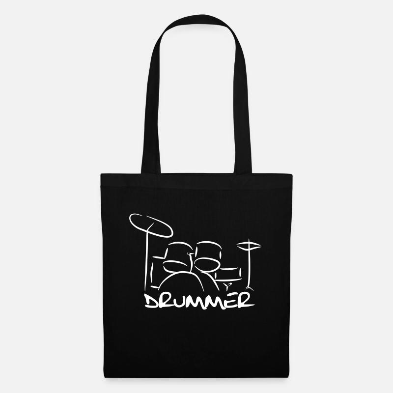 Drummer Drum Shirt Gift - Tote Bag - black