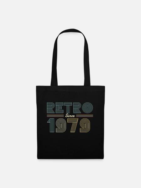 Retro 1979 - Stoffbeutel - Schwarz