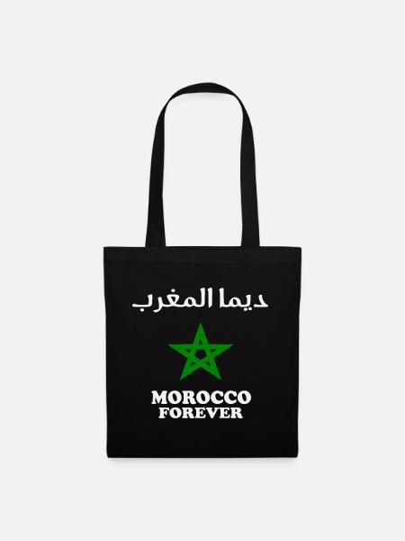 Maroc - Marokko - Morocco Forever - Stoffbeutel - Schwarz