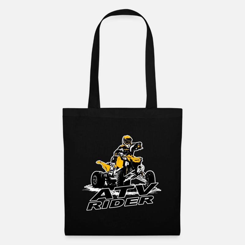 Quad Racing - ATV Racer - Stoffbeutel - Schwarz