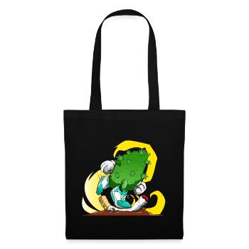 Smoke weed, not cigarettes - Tote Bag - black - Front