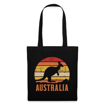 Australie - Sac en tissu - noir - Devant