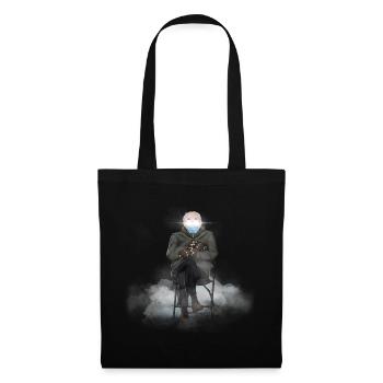 Bernie in Chair meme - Tote Bag - black - Front