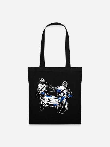 Sidecarcross - sidecar moto cross - Sac en tissu - noir