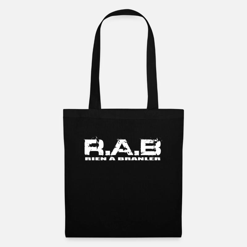 RIEN A BRANLER ( R.A.B ) - Sac en tissu - noir