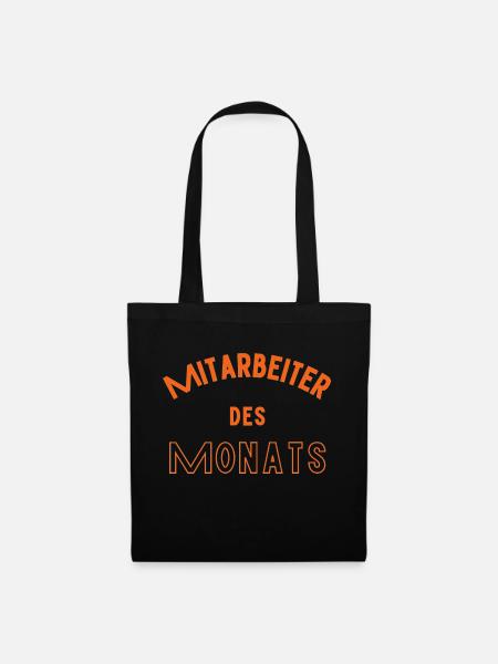 Mitarbeiter des Monats - Stoffbeutel - Schwarz