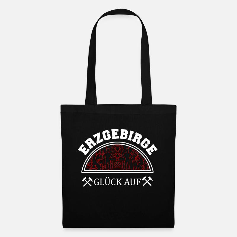 Schwibbogen - Stoffbeutel - Schwarz