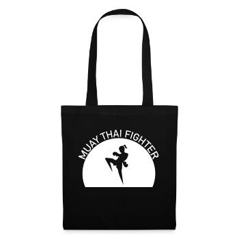 Boxing Fighting Muay Thai - Stoffbeutel - Schwarz - Vorne