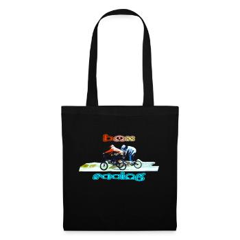 bmx race racing mountain bike motocross - Tote Bag - black - Front