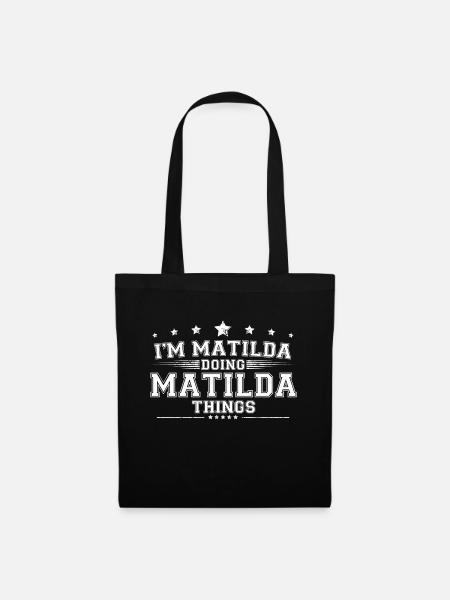 Matilda - Stoffbeutel - Schwarz