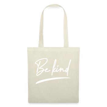 Sei freundlich - Christian Clothing - Stoffbeutel - Natur - Vorne