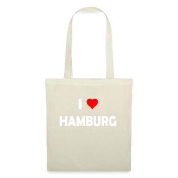 J’adore Hambourg - Deutschland - Allemagne - Sac en tissu - nature - Devant