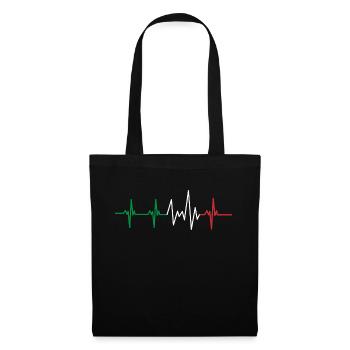 heartbeat Italy - Tote Bag - black - Front