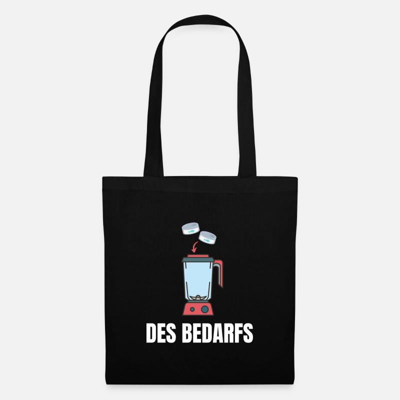 des Bedarfs - Stoffbeutel - Schwarz