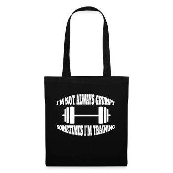Athletes Fitness Bodybuilder Muscle Strength Training - Tote Bag - black - Front