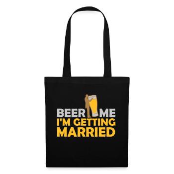 Beer Me Getting Married - Tote Bag - black - Front