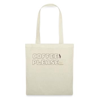 COFFEE PLEASE - Tote Bag - nature - Front