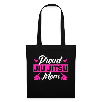 Jiu Jitsu Brésilien Bjj Arts Martiaux Cadeau - Sac en tissu - noir - Devant
