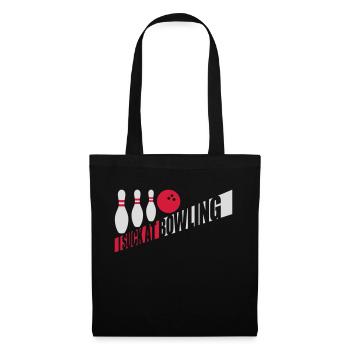 Je suis nul au bowling - Sac en tissu - noir - Devant