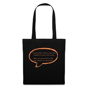 Grits under the cap - Tote Bag - black - Front