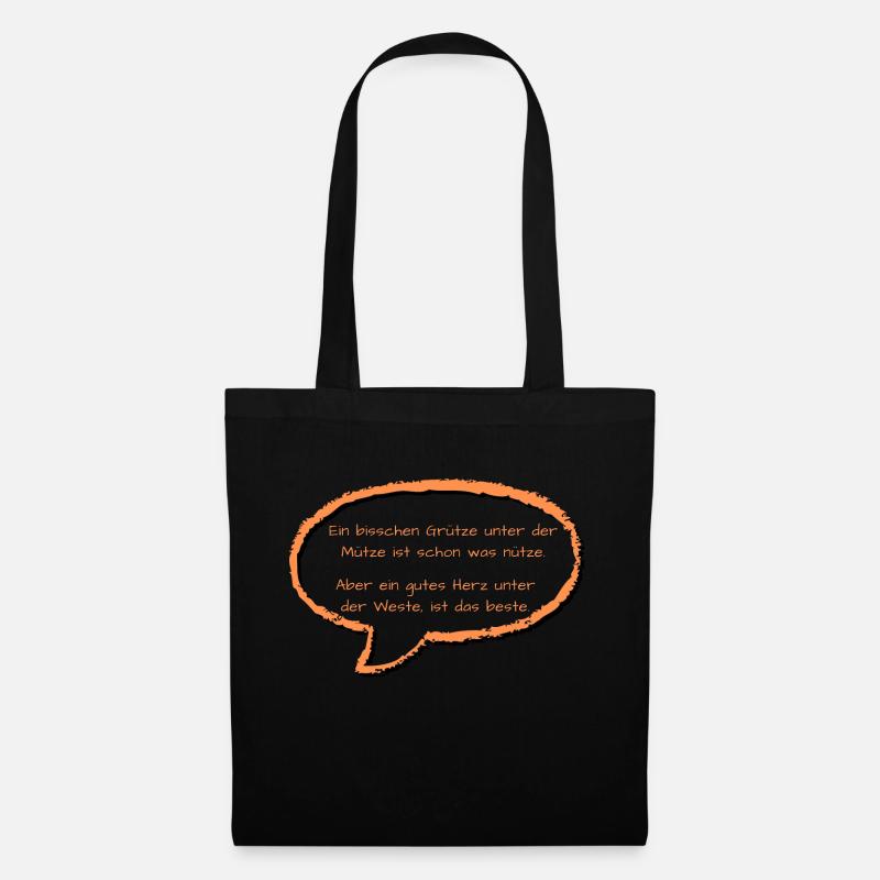 Grits sous le capuchon - Sac en tissu - noir