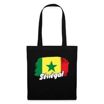 Sénégal - Sac en tissu - noir - Devant