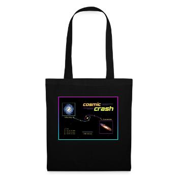 cosmic crash - Stoffbeutel - Schwarz - Vorne