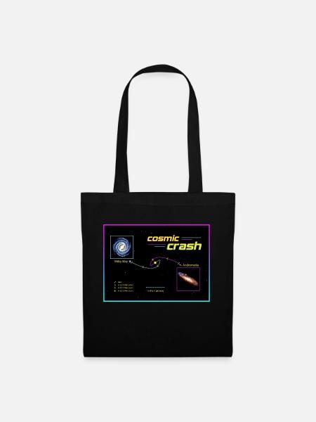 cosmic crash - Stoffbeutel - Schwarz