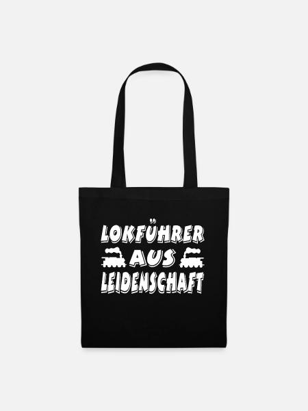 Lokführer - Stoffbeutel - Schwarz