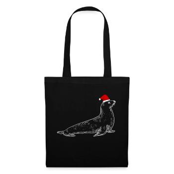 Christmas Seal - Tote Bag - black - Front