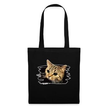 Bkh katze - Stoffbeutel - Schwarz - Vorne