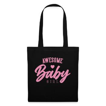 Awesome Baby Girl - Tote Bag - black - Front